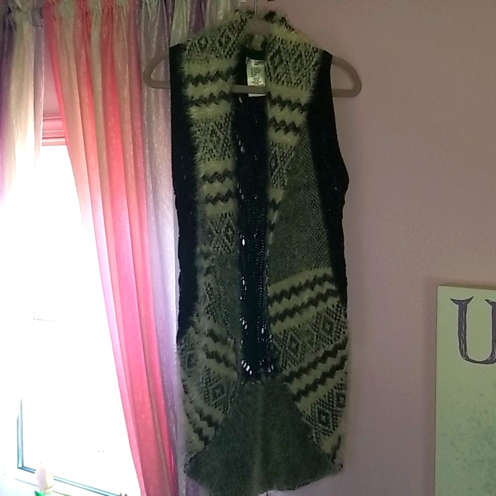Girls Bohemian sweater vest